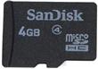 microSDHC 4GB SanDisk bez adapteru (Bulk)